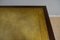 Scrivania in legno duro con ripiano in pelle marrone chiaro e utensili in foglia d'oro, Immagine 10