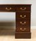 Hardwood Desk with Light Brown Leather Desk Top and Gold Leaf Tooling, Image 8