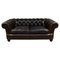 Chesterfield Two-Seater Leather Sofa 1