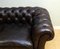 Chesterfield Two-Seater Leather Sofa, Image 8