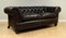 Chesterfield Two-Seater Leather Sofa 6