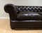 Chesterfield Two-Seater Leather Sofa, Image 15
