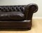 Chesterfield Two-Seater Leather Sofa, Image 16