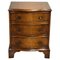 Vintage Bevan Funnell Serpentine Fronted Chest of Drawers in Burr Walnut 1