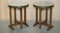 Chinese Export Chinoiserie Side Tables, 1940, Set of 2, Image 1