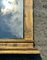 Espejo de pared vintage con marco dorado, Italia, años 50, Imagen 11