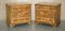 Antike William & Mary Pine Kommode aus Laburnum Holz, 1700, 2er Set 2