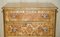 Antique William & Mary Pine Oyster Laburnum Wood Chests of Drawers, 1700, Set of 2 5