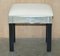 Vintage Italian Dressing Table Stool with Venetian Etched Glass Panels 2