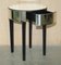 Mirrored & Beveled Glass Single Drawer End Table 16