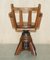 Antique Carthorse Captains Swivel Chair, 1760s 18