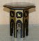Tavolino vittoriano antico pieghevole laccato, Immagine 3
