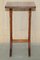 Vintage Burr Yew Wood Faux Bamboo Chippendale Nesting Tables, Set of 3 13