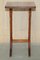 Vintage Burr Yew Wood Faux Bamboo Chippendale Nesting Tables, Set of 3, Image 13