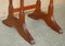 Vintage Burr Yew Wood Faux Bamboo Chippendale Nesting Tables, Set of 3 14