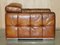 Cigar Brown Leather Armchair with Electric Raising Headrest from Natuzzi Roma 14