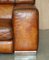 Cigar Brown Leather Sofa with Electric Raising Headrest from Natuzzi Roma 10