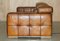 Cigar Brown Leather Sofa with Electric Raising Headrest from Natuzzi Roma 15