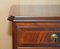 Vintage Flamed Hardwood Twin Drawer Dwarf Open Library Bookcase 5