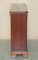 Vintage Flamed Hardwood Twin Drawer Dwarf Open Library Bookcase 14