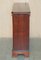 Vintage Flamed Hardwood Twin Drawer Dwarf Open Library Bookcase, Image 16