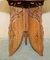 Antique Burmese Carved Rosewood Octagonal Folding Table 6