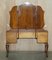 Hand Carved Burr Walnut Dressing Table from Alfred Cox, 1960s, Image 15