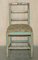 Antique French Country Chairs in Original Paint with Liberty London Fabric, 1880, Set of 2 16