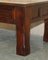 Vintage Couchtische aus Eiche mit dicken Beinen & Tischplatte aus 3 Planken, 2er Set 12