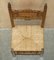 Dutch Carved Walnut & Rush Seat Dining Chairs, Early 1900s, Set of 8 18