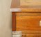 Vintage Brown Leather Military Campaign Pedestal Desk from Harrods Kennedy, Image 6