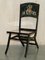 Antique Indian Chinoiserie Campaign Folding Chairs, Set of 2, Image 16