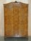 Large Vintage Burr Walnut Wardrobe from Alfred Cox, 1940s, Image 2