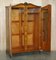 Large Vintage Burr Walnut Wardrobe from Alfred Cox, 1940s 13