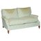 Ticking Fabric Sofa with Feather Fill Cushions from Howard & Sons Ltd 1
