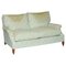 Ticking Fabric Sofa with Feather Fill Cushions from Howard & Sons Ltd, Image 1