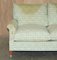 Ticking Fabric Sofa with Feather Fill Cushions from Howard & Sons Ltd, Image 3