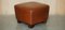 Brown Leather Chesterfield Armchair & Ottoman, Set of 2, Image 17