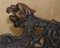 Butaca trono italiana de nogal muy tallado, siglo XIX, Imagen 5