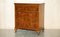 Vintage Burr Walnut Chest of Drawers with Butlers Serving Tray, 1940s, Image 2