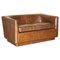 Vintage Heritage Aged Brown Wide Sofa Patina by Timothy Oulton 1