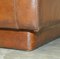 Vintage Heritage Aged Brown Wide Sofa Patina by Timothy Oulton 15
