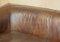 Vintage Heritage Aged Brown Wide Sofa Patina by Timothy Oulton 4