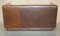 Vintage Heritage Aged Brown Wide Sofa Patina by Timothy Oulton 19
