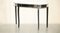 Mirrored Single Drawer Demi Lune Console Table 2