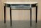 Mirrored Single Drawer Demi Lune Console Table 17
