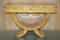 Vintage Art Deco Burr Walnut & Birch Console Table with Single Drawer, Image 3