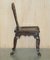 Hand Carved Colonial Hall Side Chair, 1860s 18