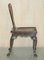 Hand Carved Colonial Hall Side Chairs, 1860s, Set of 2, Image 20