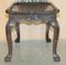 Hand Carved Colonial Hall Side Chairs, 1860s, Set of 2, Image 9